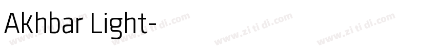 Akhbar Light字体转换 Akhbar Light字体转换